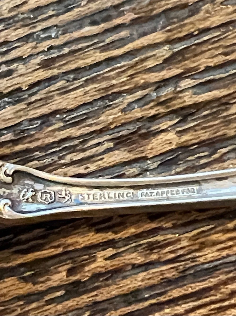 Antique Sterling Silver Teaspoon stamped
